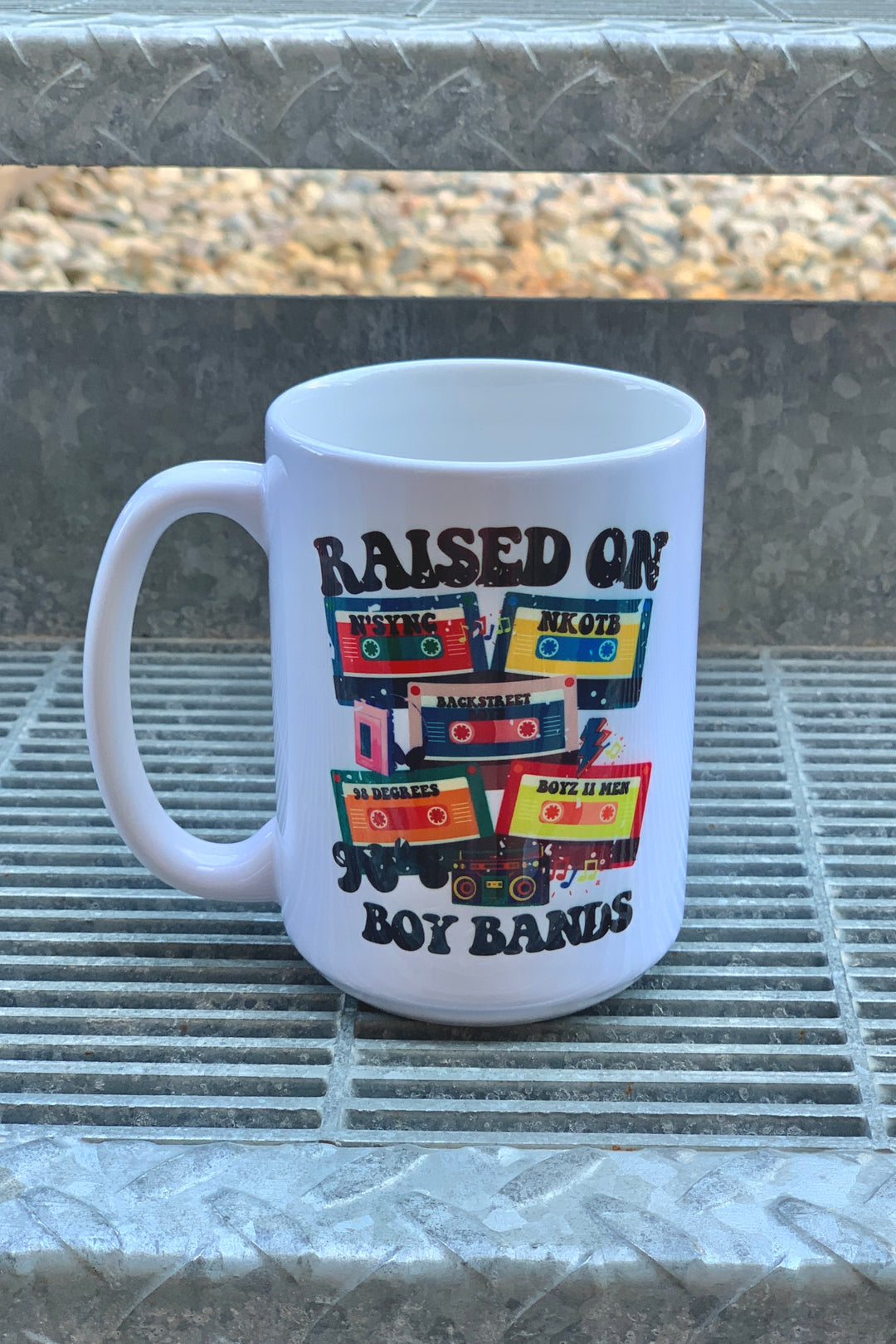 Raised On 90's Boy Bands Coffee Mug