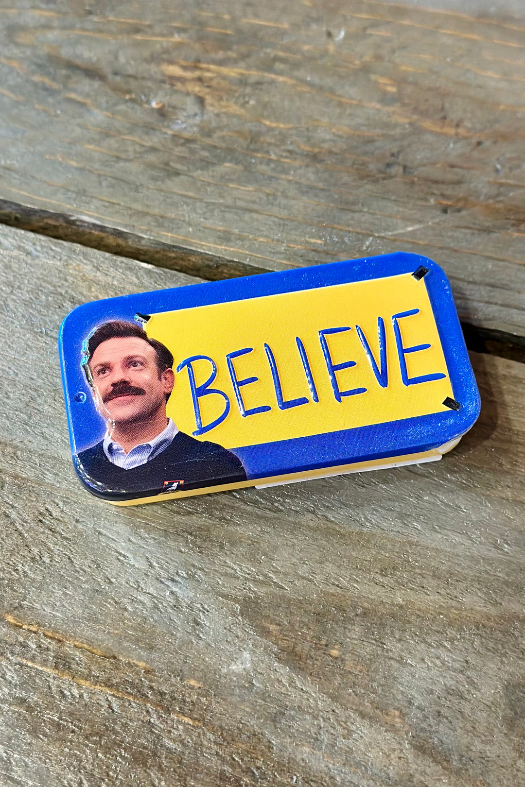 Ted Lasso Believe Candy Tin