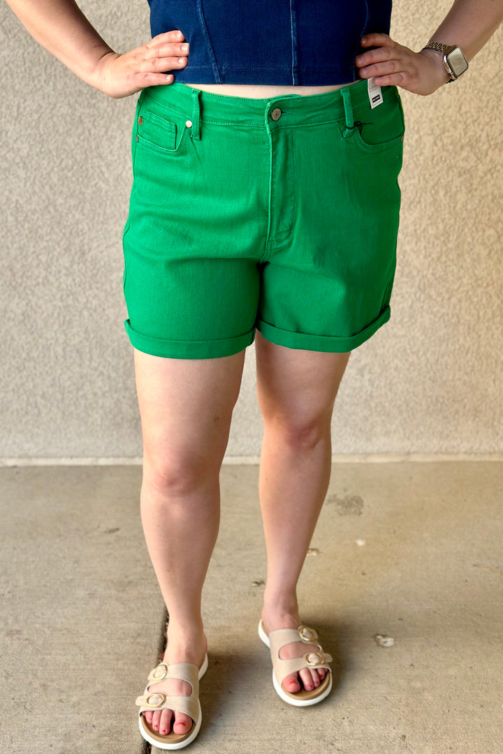 Karla Tummy Control Shorts - Green