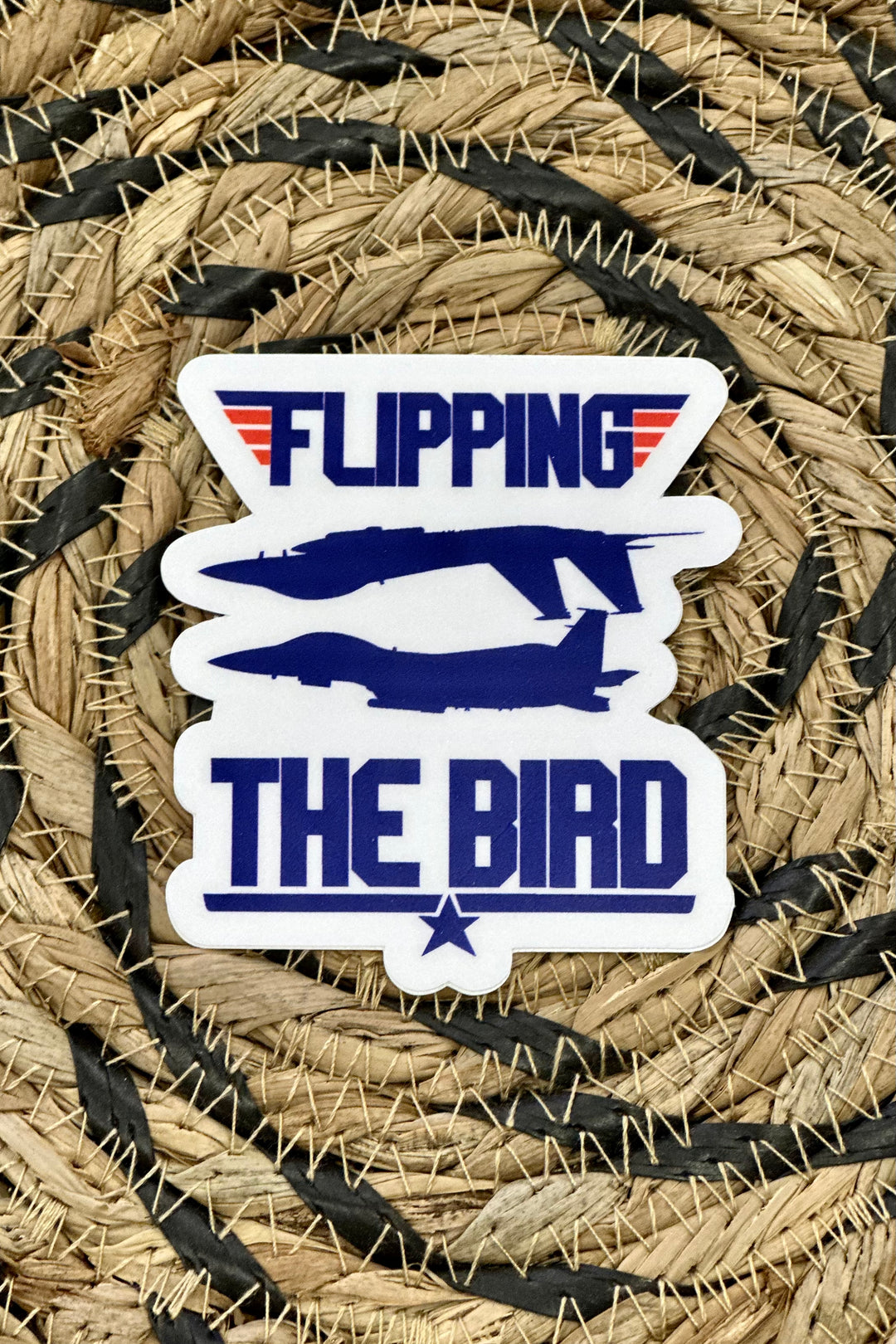 Flipping the Bird Sticker