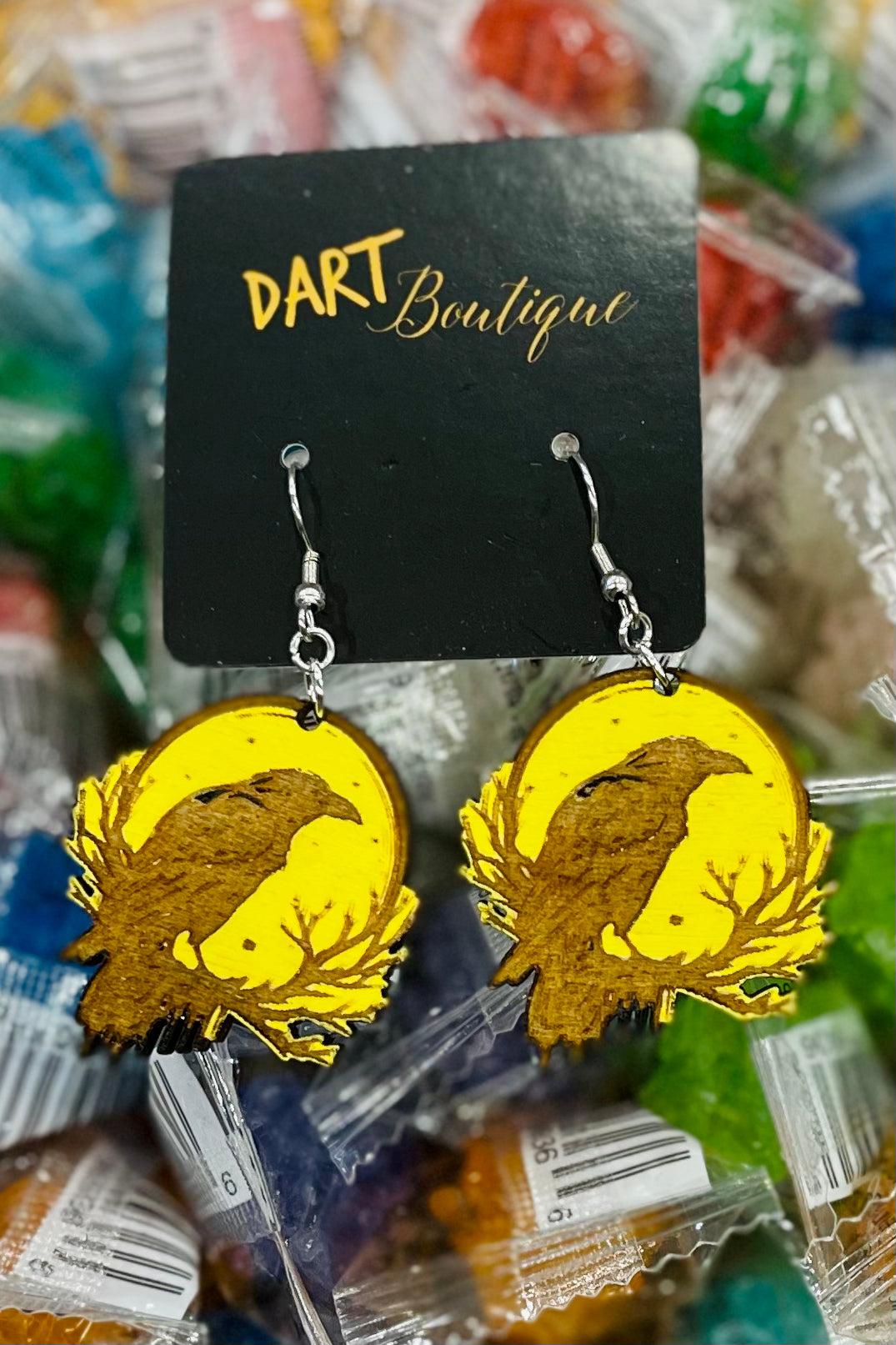 Raven Moonlight Earrings