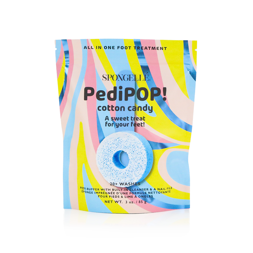 Cotton Candy PediPop by Spongellé