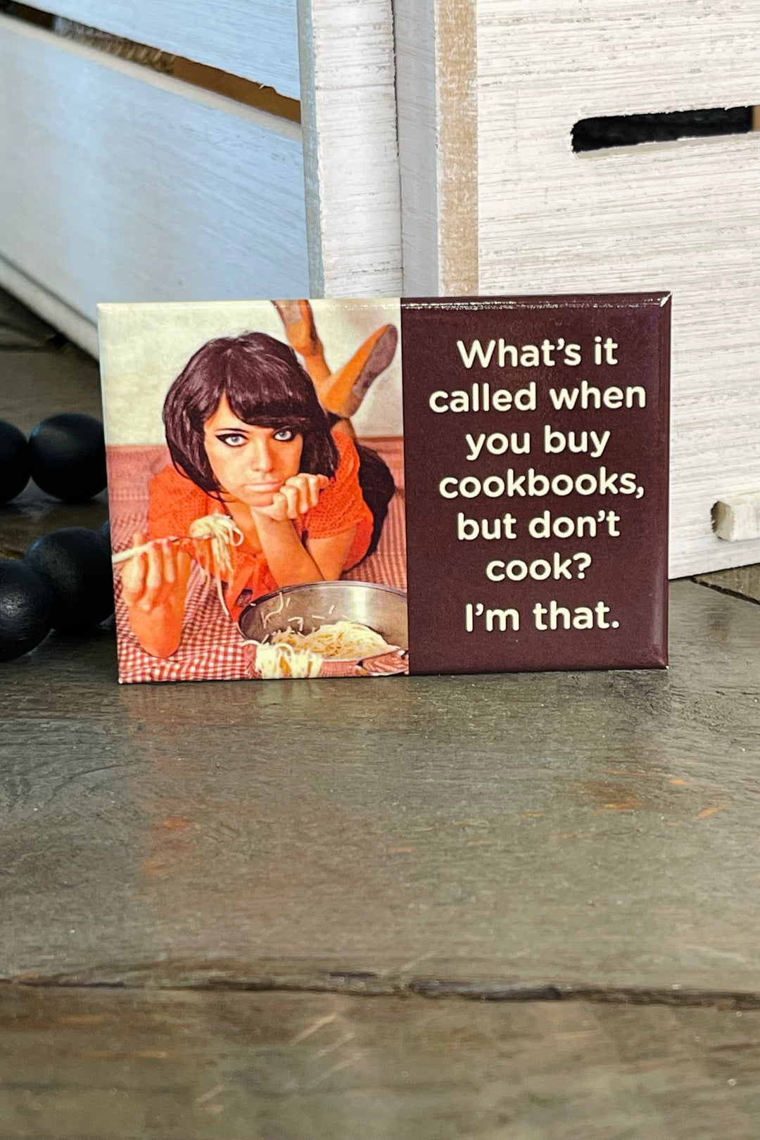 MAGNET: What's it called when you buy cookbooks
