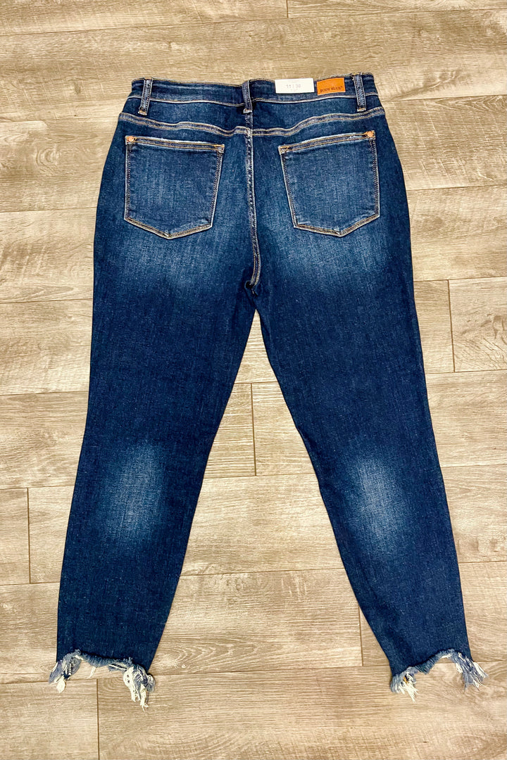 Selene Dark Wash Slim Fit Jean by Judy Blue | (Size 24W)