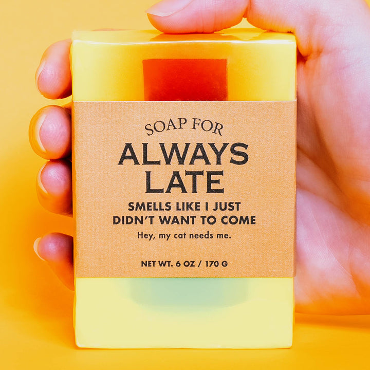 Whiskey River Bar Soap - Always Late