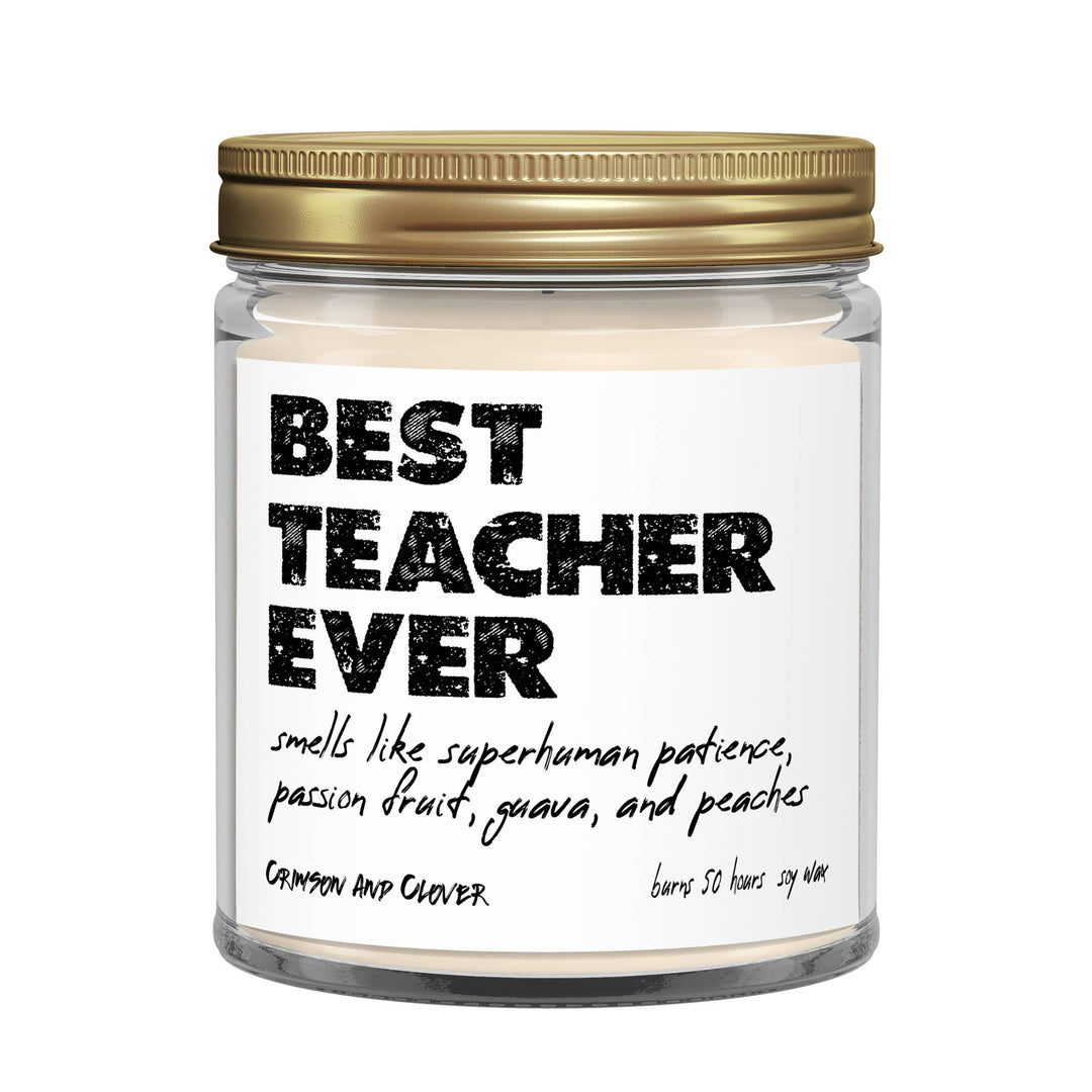 Best Teacher Ever Candle