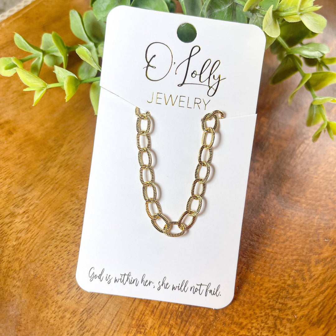 O’Lolly Clasp Bracelet - Hammered