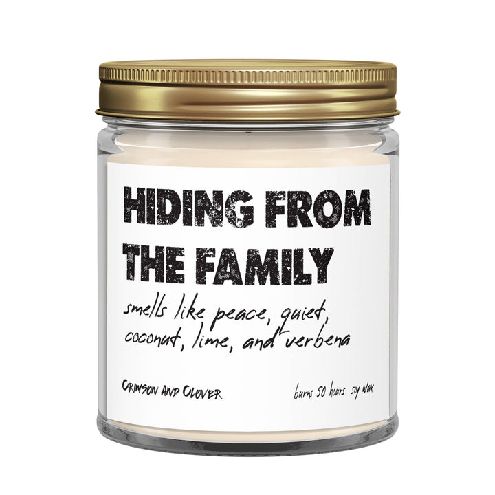 Hiding from the Family Soy Candle