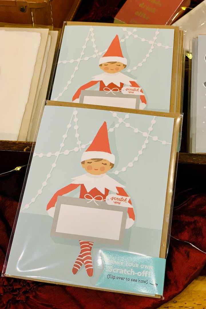 Elf On The Shelf Scratch-Off Card