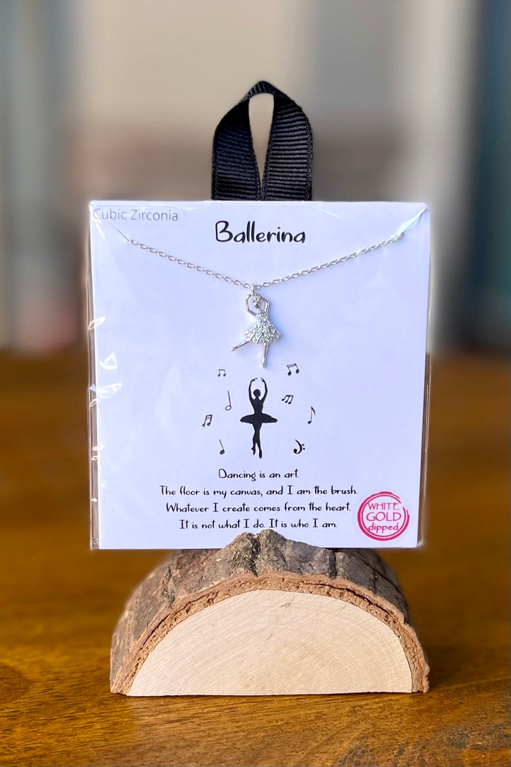 Ballerina Necklace - Silver