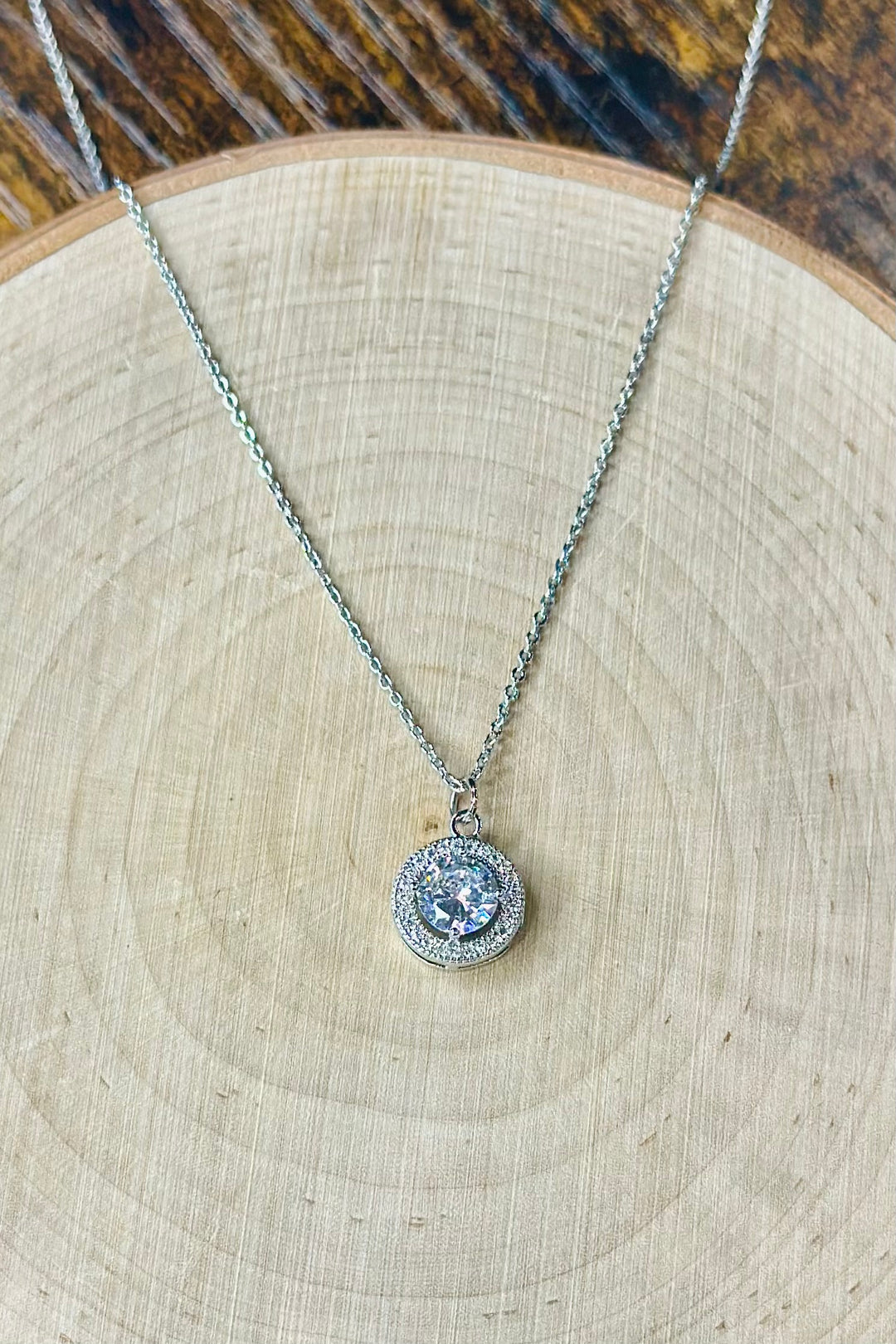 Premium Cubic Zirconia Pendant Necklace