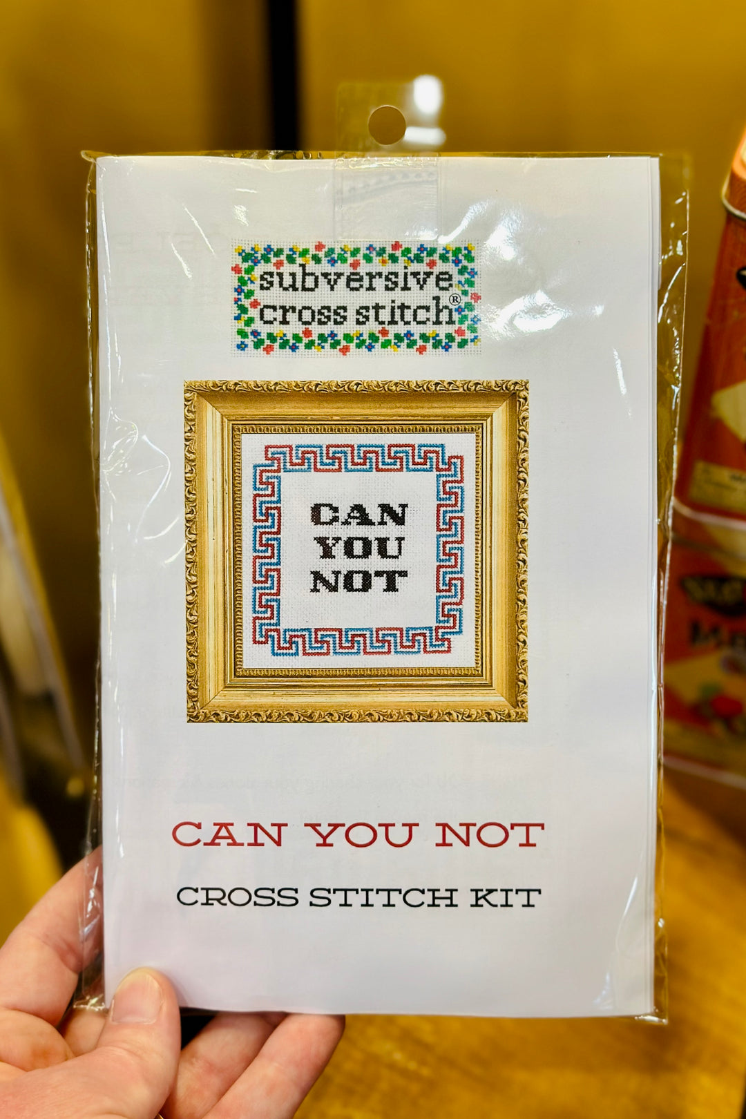 Can You Not Cross Stitch Kit