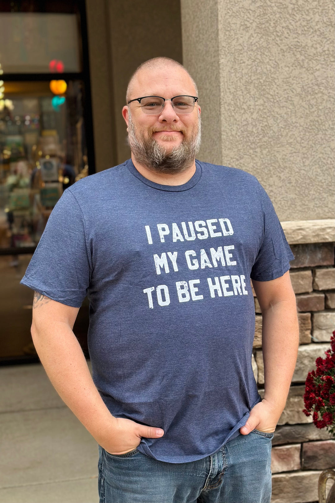 I Paused My Game to Be Here Graphic Tee