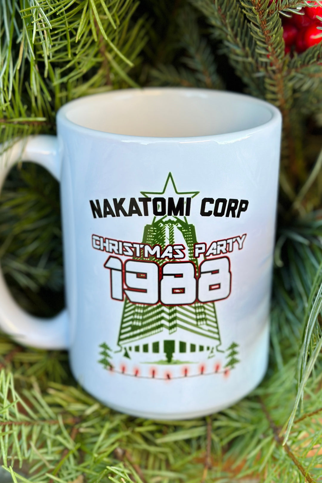 Nakatomi Die-Hard Christmas Party Mug