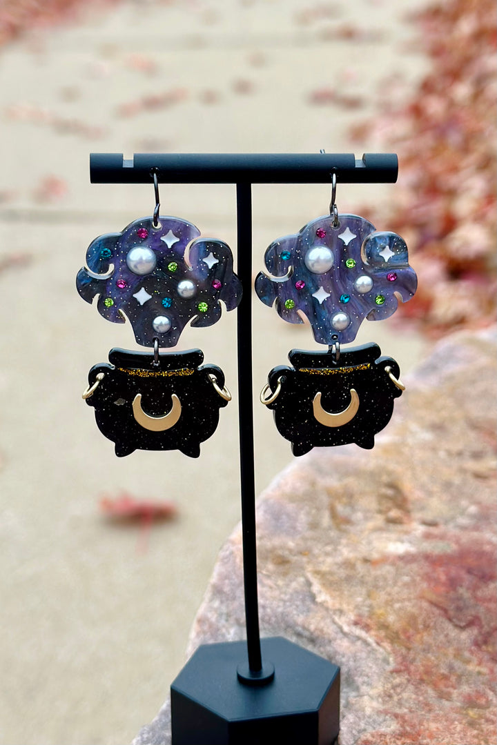 Bubbling Cauldron Earrings