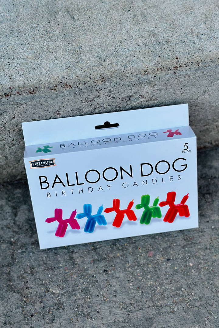 Ballon Dog Candles