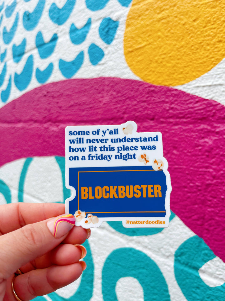 Blockbuster Vinyl Sticker