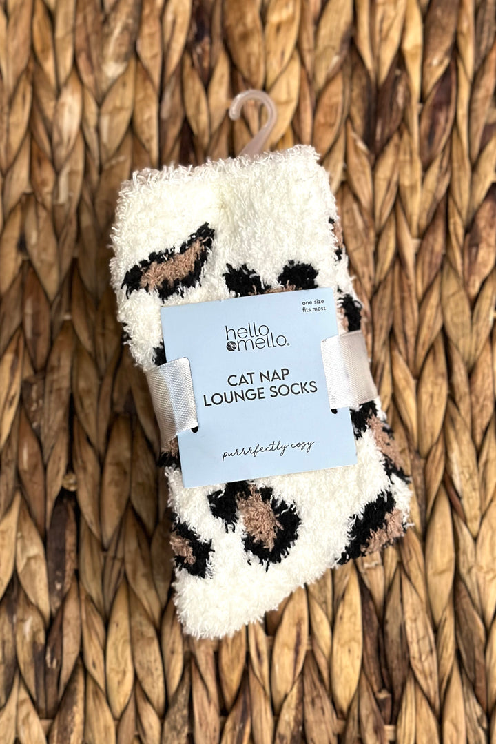 Hello Mello Cat Nap Lounge Socks