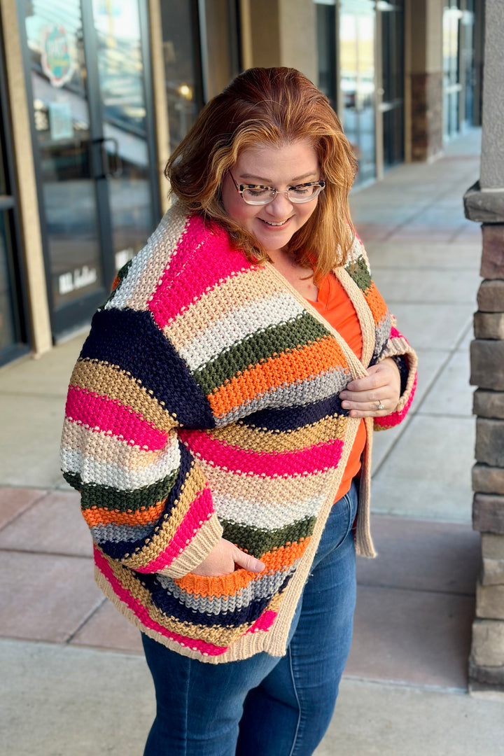 Sierra Chunky Crochet Cardigan