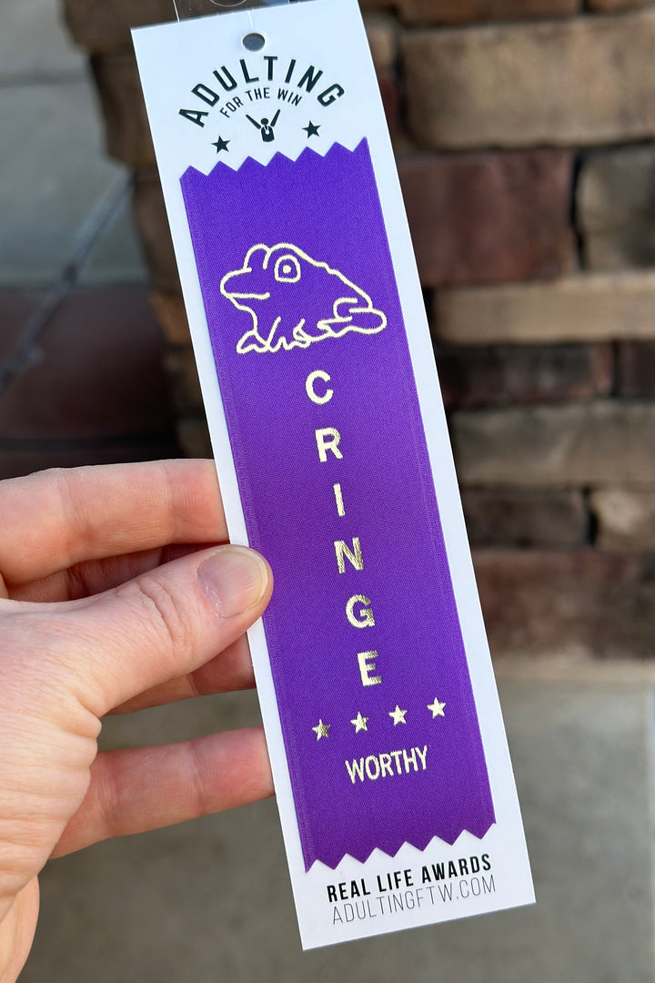 Award Ribbon: Cringe Worthy