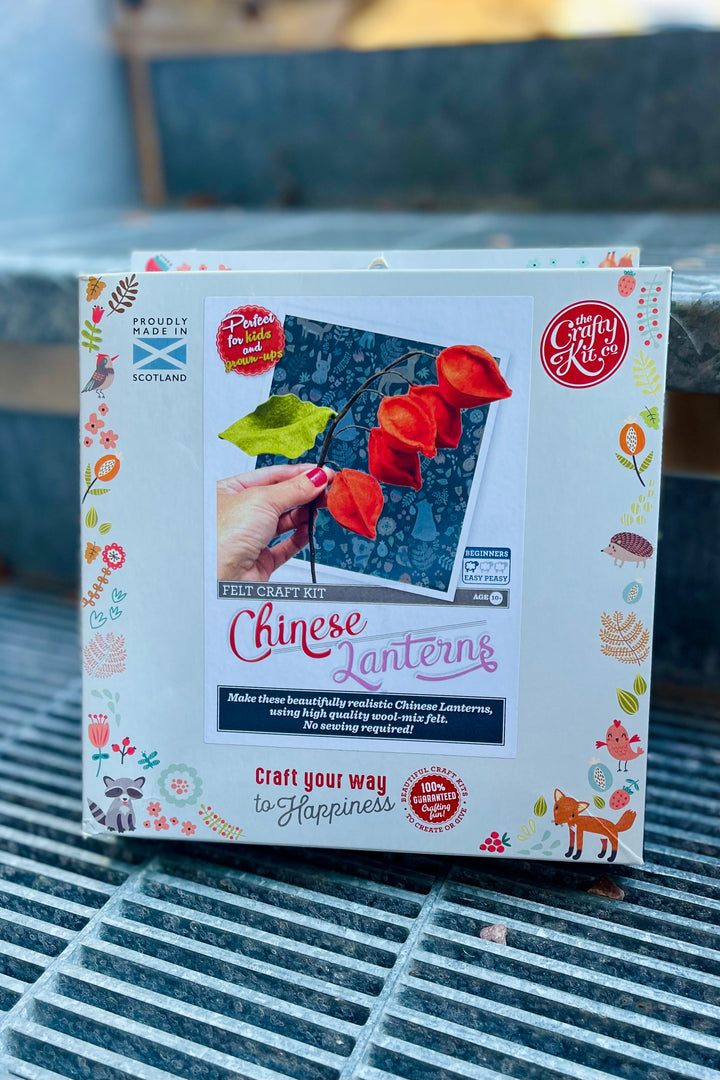 Felt Chinese Lanterns Flower Craft Kit