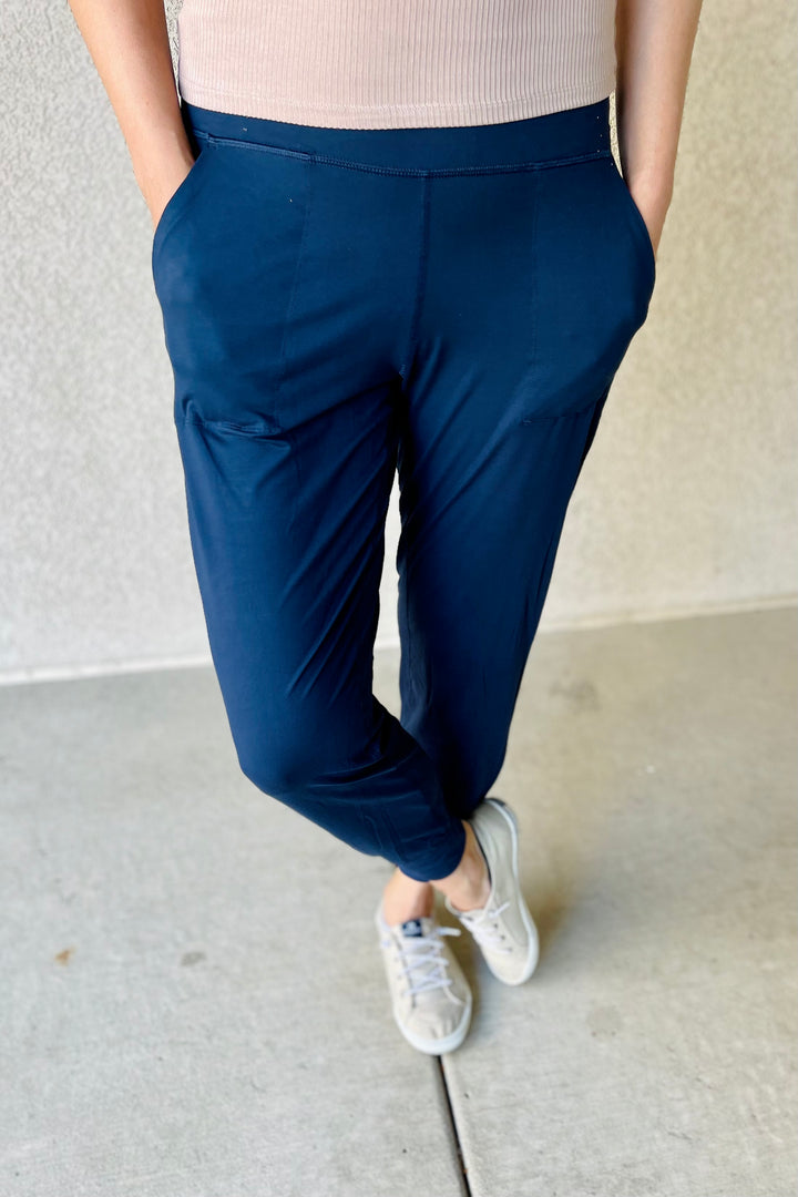 Ivy Active Joggers - Navy