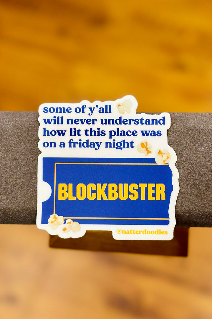 Blockbuster Vinyl Sticker