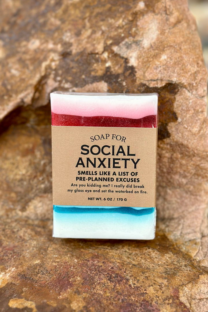 Whiskey River Bar Soap - Social Anxiety