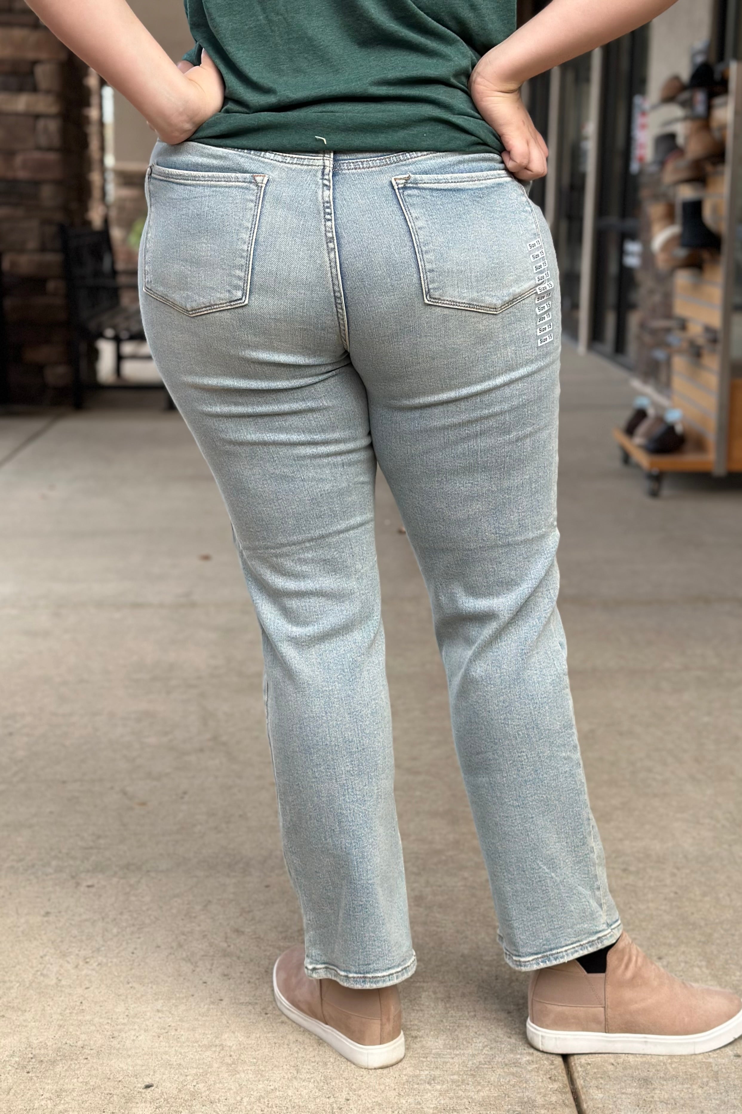 Split side shops jeans