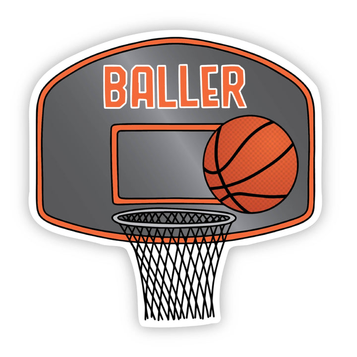 Basketball "Baller" Sticker