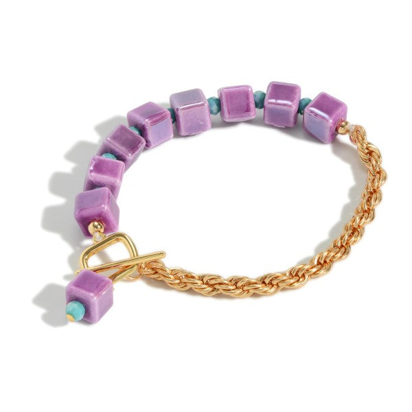 Bead + Chain Bracelet
