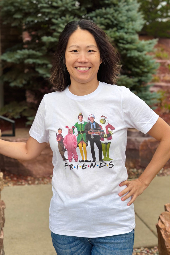 Friends Christmas Graphic Tee