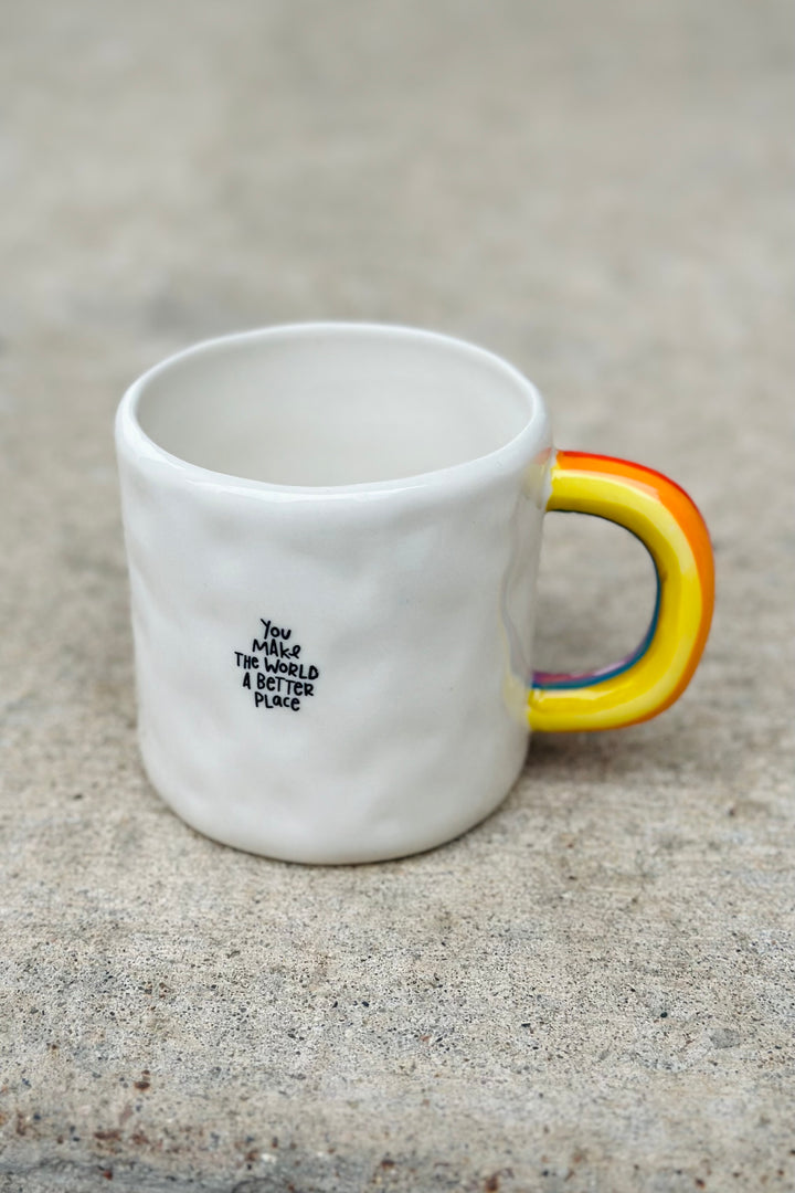 Rainbow Mug - You Make the World a Better Place