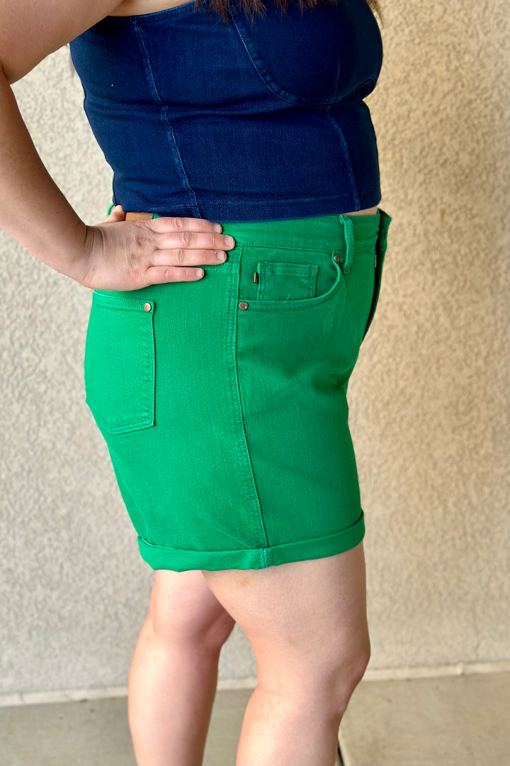 Karla Tummy Control Shorts - Green