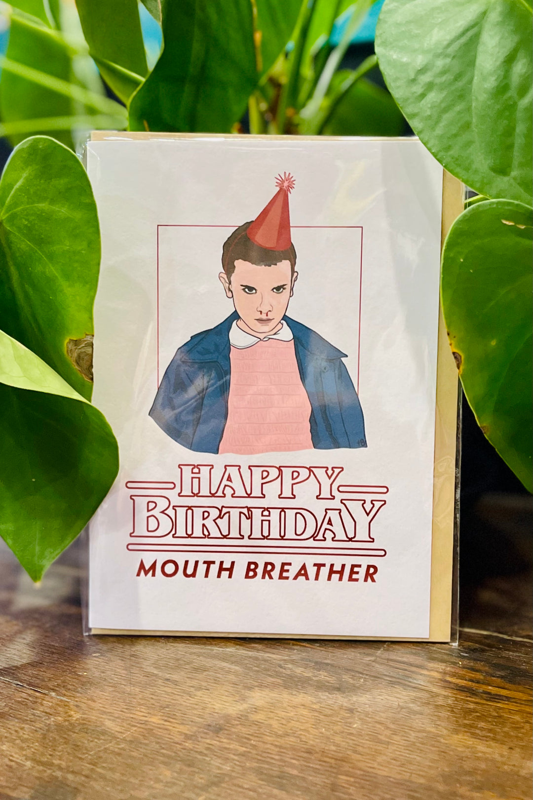 Eleven from Stranger Things - Birthday Card