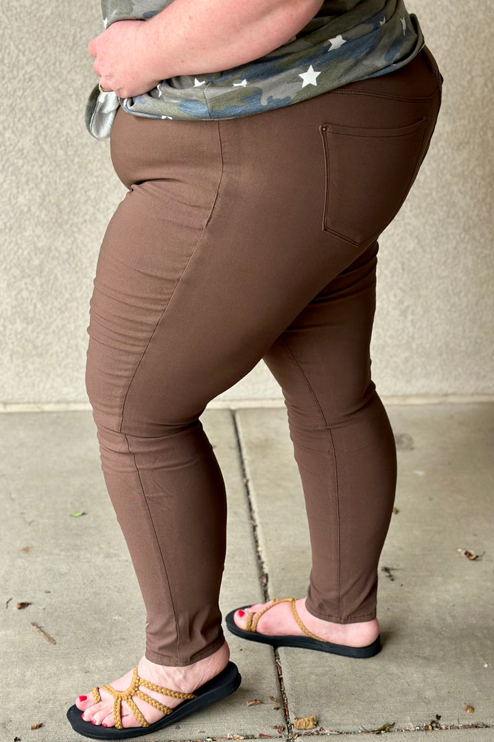 Holly Hyperstretch Pants - Walnut