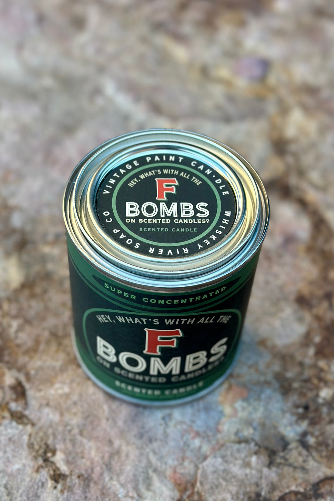 F Bombs Vintage Paint Candle