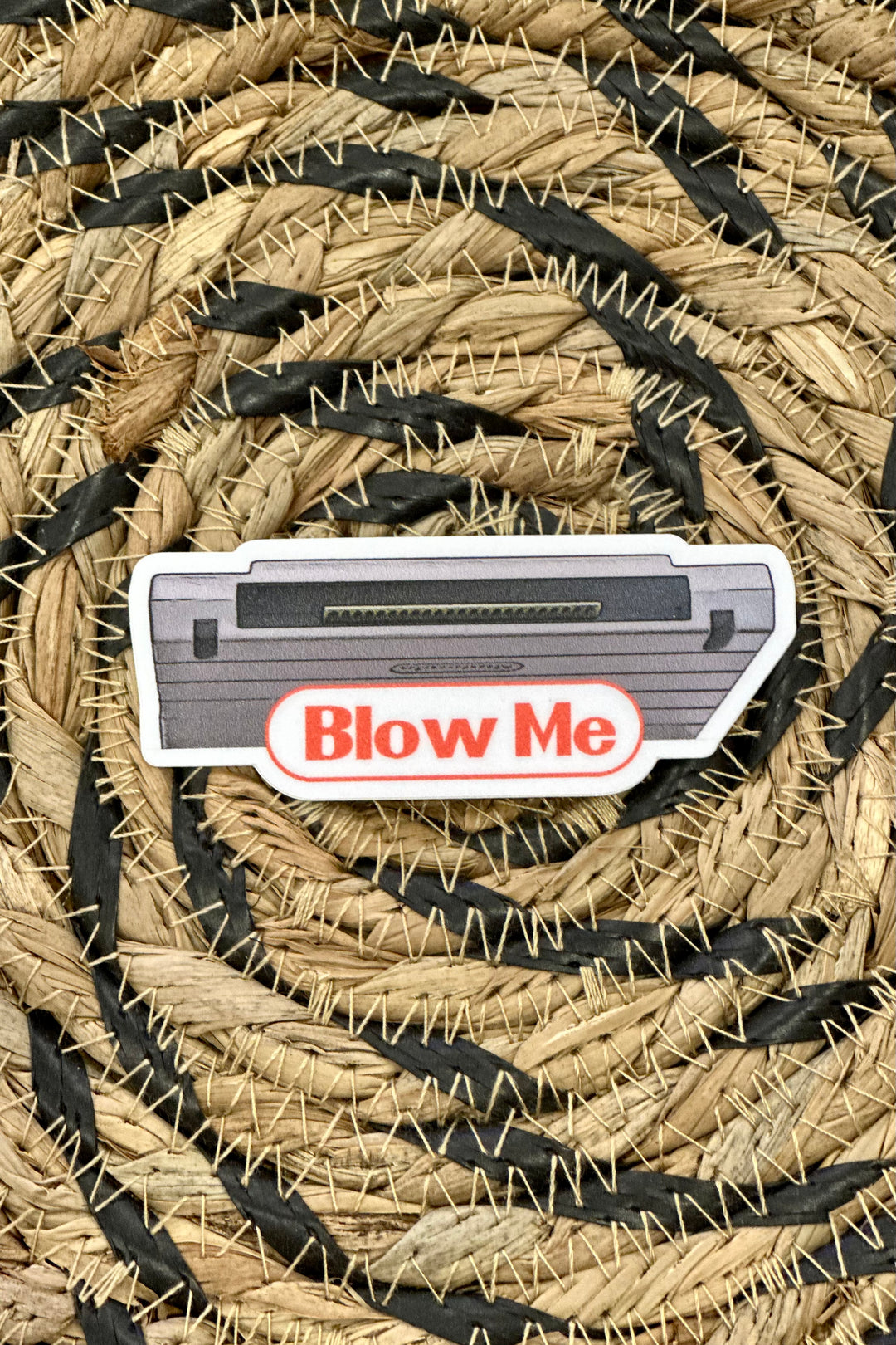 Retro Gaming "Blow Me" Sticker