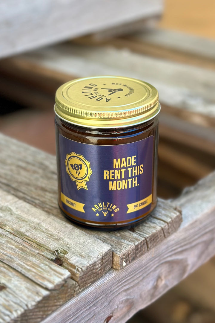 Made Rent This Month - Candle
