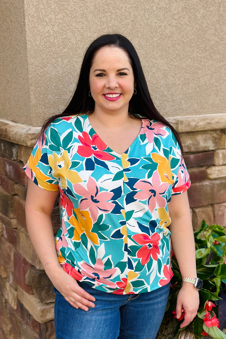 Danica Floral Top