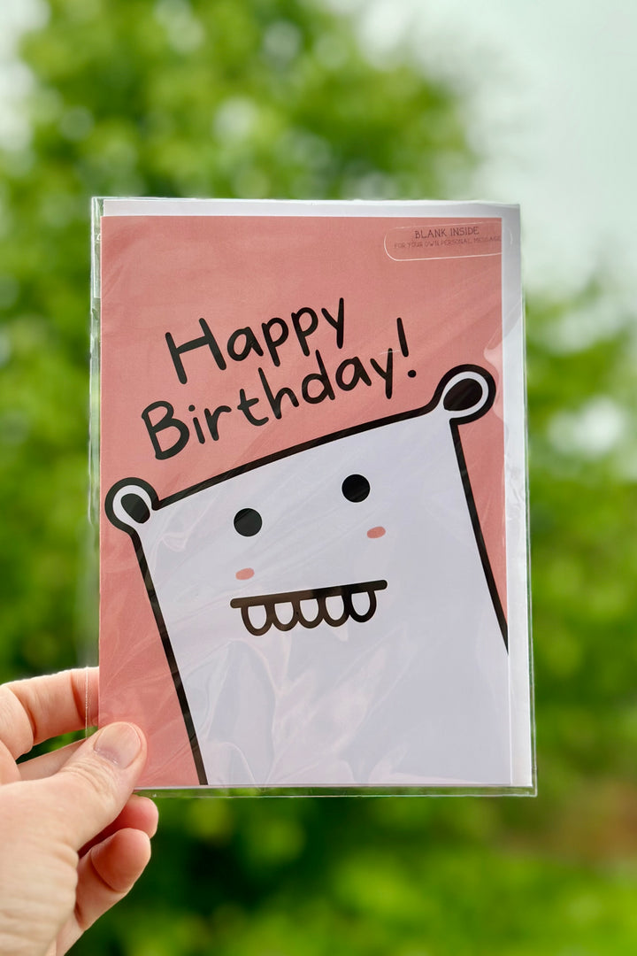 Funny Monster Greeting Card