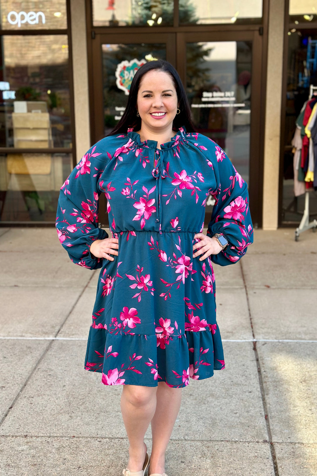 Fiona Floral Dress