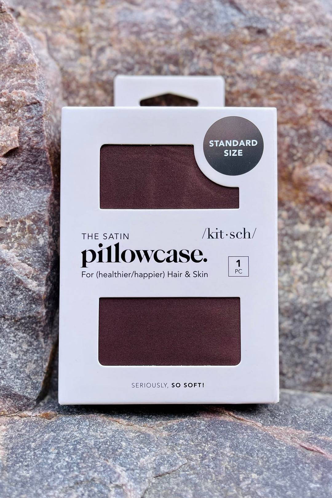 Satin Pillowcase - Chocolate