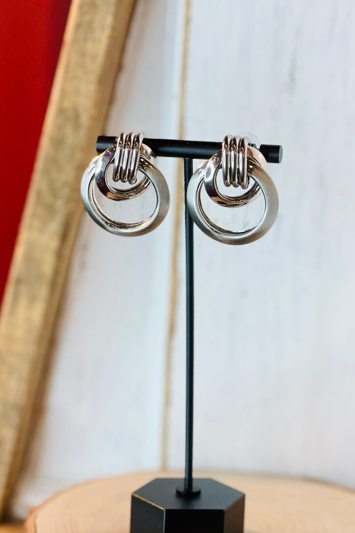 Interlocking Hoop Earrings