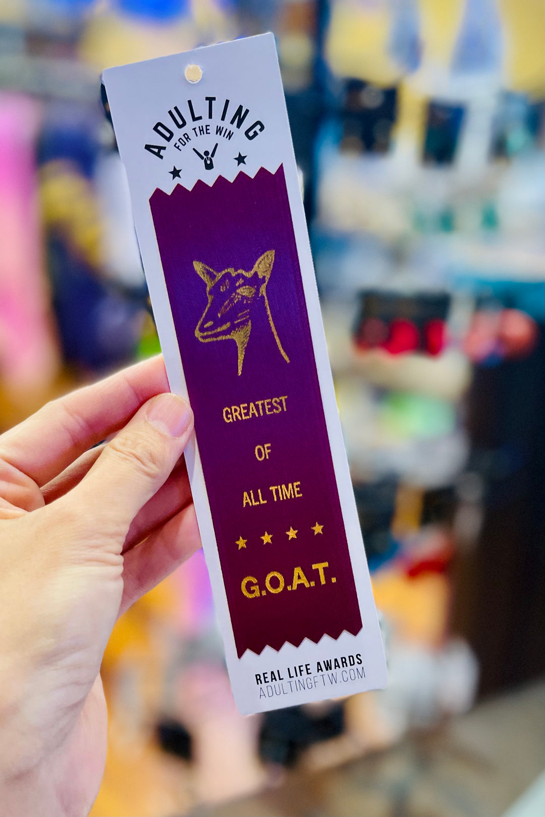 Award Ribbon: Greatest Of All Time