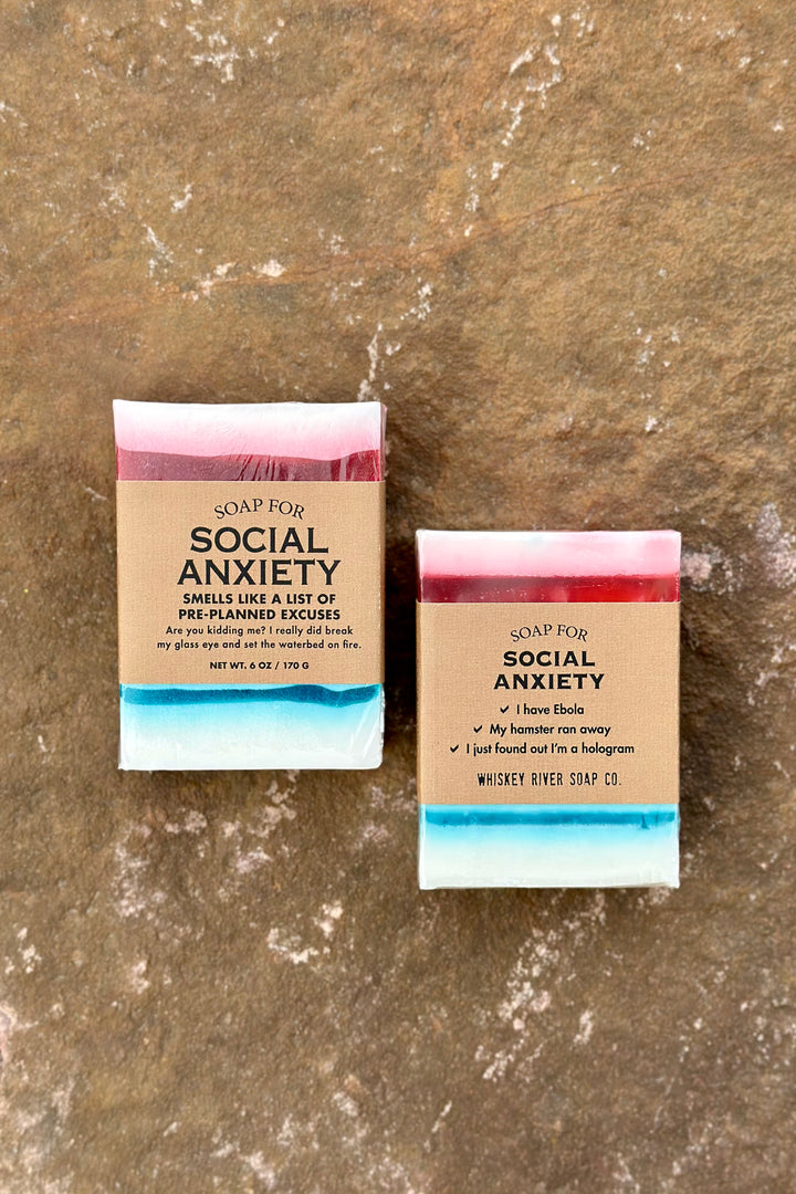 Whiskey River Bar Soap - Social Anxiety