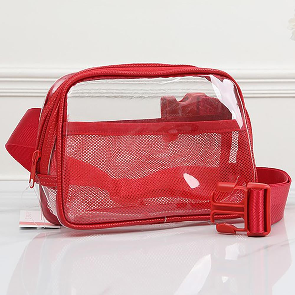 Clear Crossbody Belt Bag