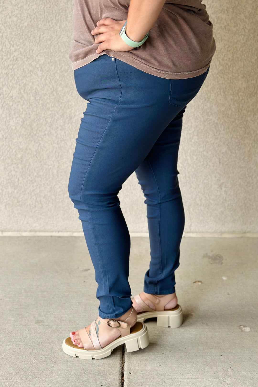 Holly Hyperstretch Pants - Cadet Blue