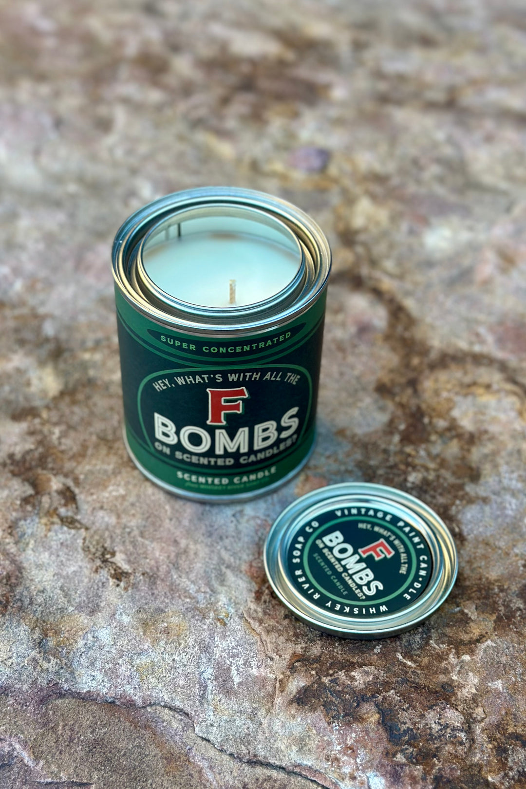 F Bombs Vintage Paint Candle