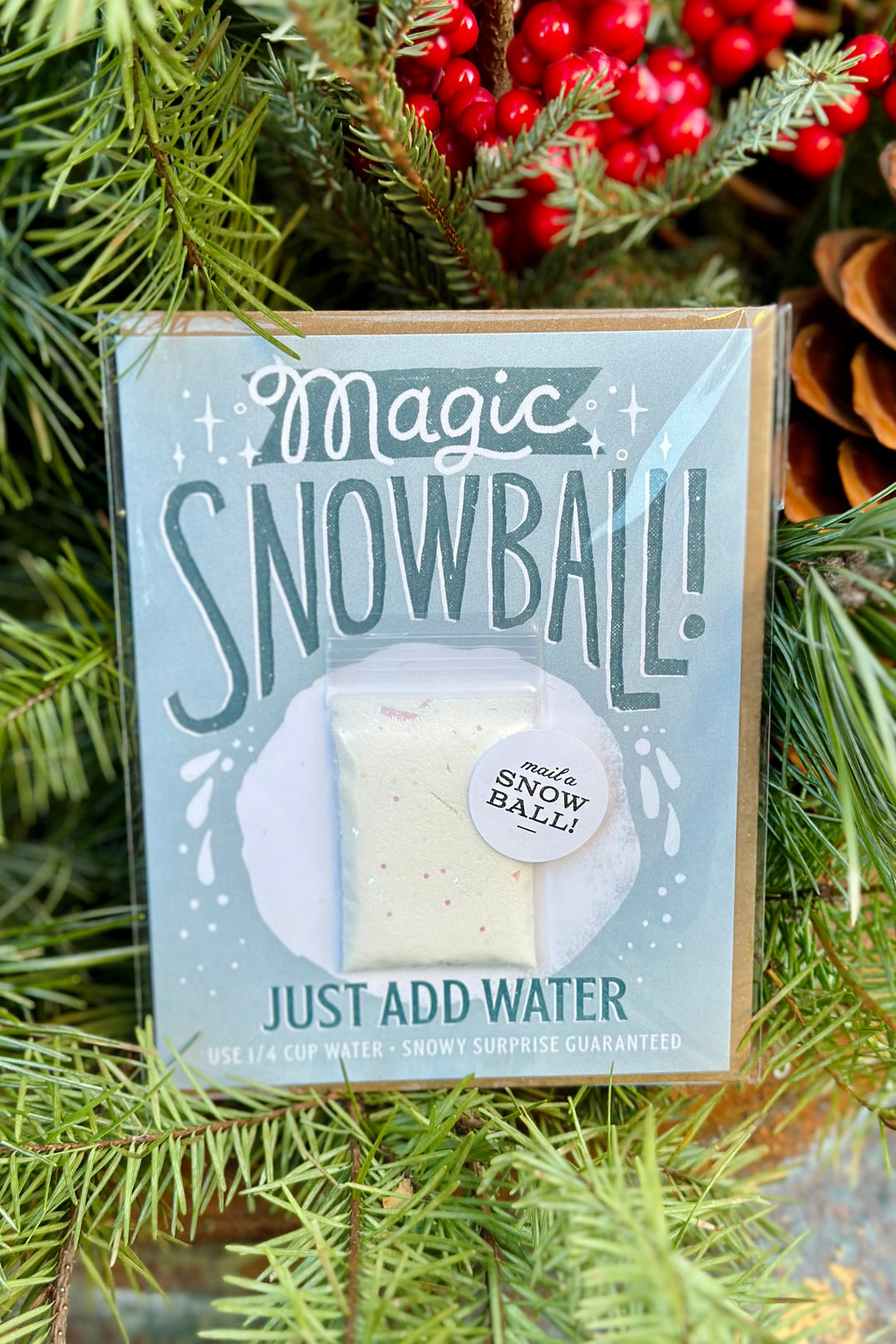 Magic Snowball Card